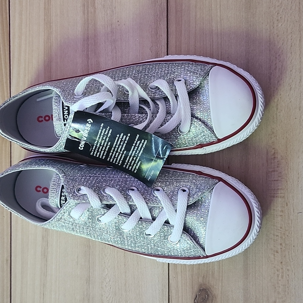 Converse Kids Silver Sneakers